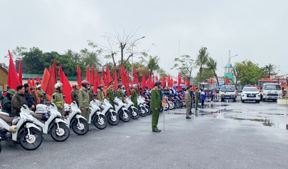 Huyện An Lão: Đồng loạt ra quân đảm bảo ANTT dịp tết Nguyên đán Quý Mão 2023